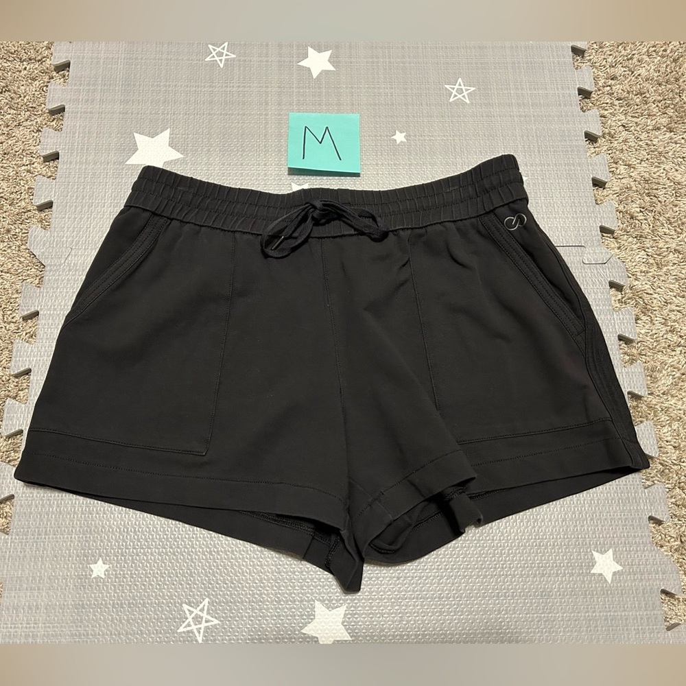 Women's Calia Black Casual Shorts